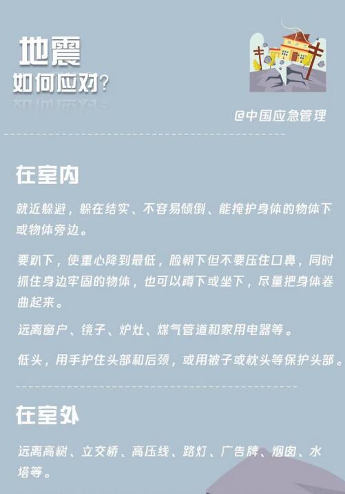 地震如何應對？
